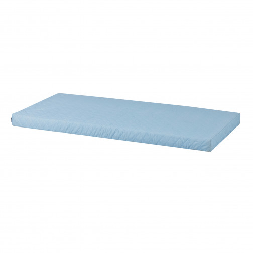 Couvercle matelas matelassé pour 90 x 200 cm, hauteur 12 cm en bleu de rêve bleu