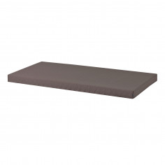 Couvercle matelas matelassé pour 90 x 200 cm, hauteur 12 cm en granit gris