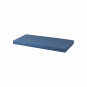 Couvercle matelas matelassé pour 70 x 160 cm, hauteur 12 cm en bleu orion