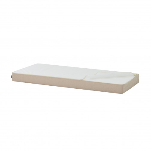 Couvercle matelas matelassé pour 70 x 160 cm, hauteur 12 cm en sable frache