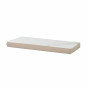 Couvercle matelas matelassé pour 70 x 160 cm, hauteur 12 cm en sable frache