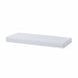 Couvercle matelas matelassé pour 70 x 160 cm, hauteur 12 cm en blanc