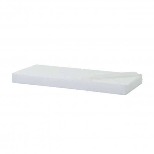 Couvercle matelas matelassé pour 70 x 160 cm, hauteur 12 cm en blanc