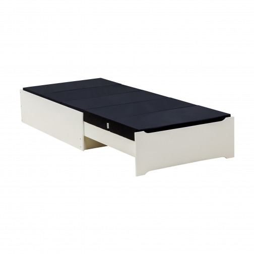 Matelas 5-Split pour module de salon, stretch limo noir