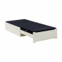 Matelas 5-Split pour module de salon, stretch limo noir