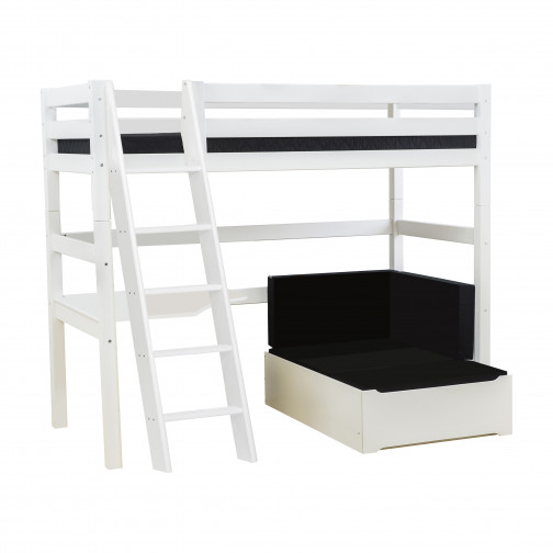 Matelas 5-Split pour module de salon, stretch limo noir
