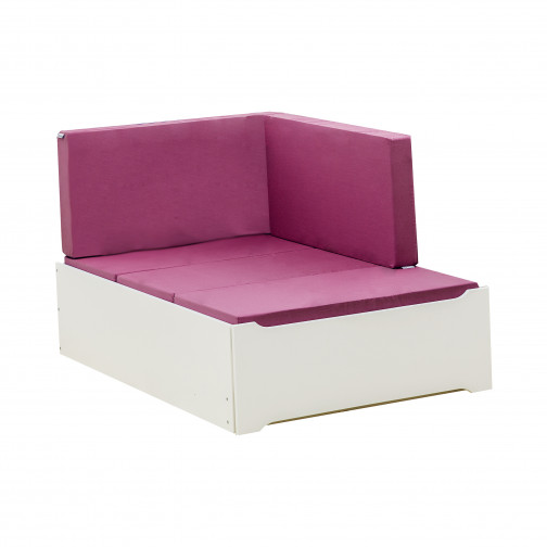 Matelas 5-Split pour module de salon, rose rose vif