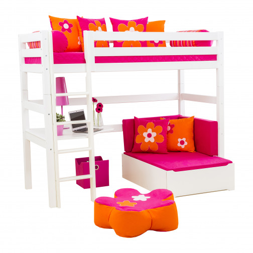 Matelas 5-Split pour module de salon, rose rose vif