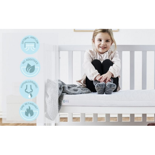 Eco Dream Baby Matelas Hauteur 9 cm taille 60x120 cm