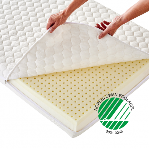 Taille de matelas de luxe ECO 70x160 cm et hauteur 12cm avec mousse de mémoire