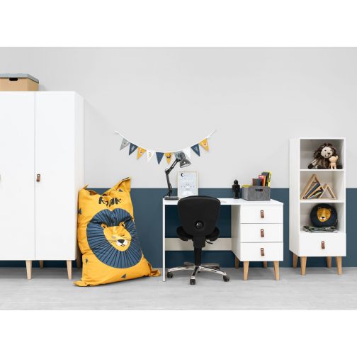 Bibliothèque Indy Blanc/Naturel