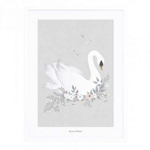 GRACE - Affiche enfant / Cygne et...