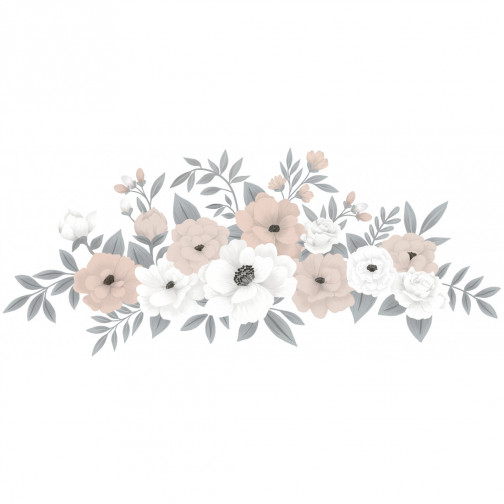 STICKER SPÉCIFIQUE - COMPOSITION FLORALE