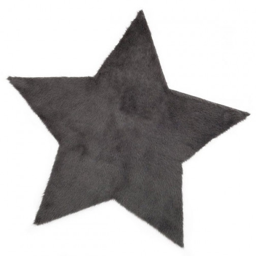 Tapis enfant Etoile gris foncé