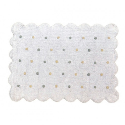 Tapis enfant lavable blanc Galetta