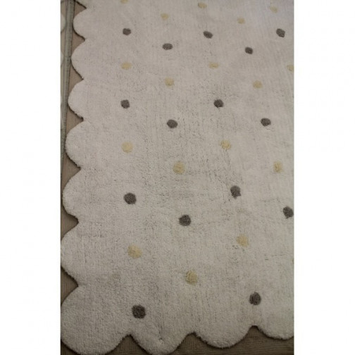 Tapis enfant lavable blanc Galetta