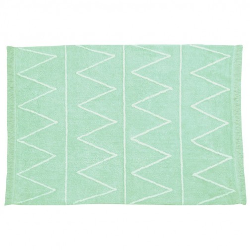 Tapis enfant lavable Hippy vert
